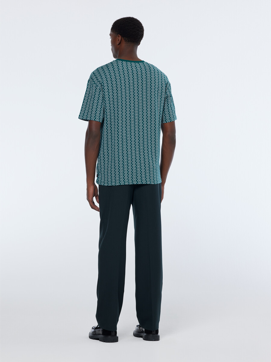 jacquard relaxed fit t-shirt