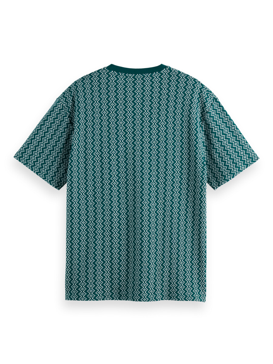 jacquard relaxed fit t-shirt