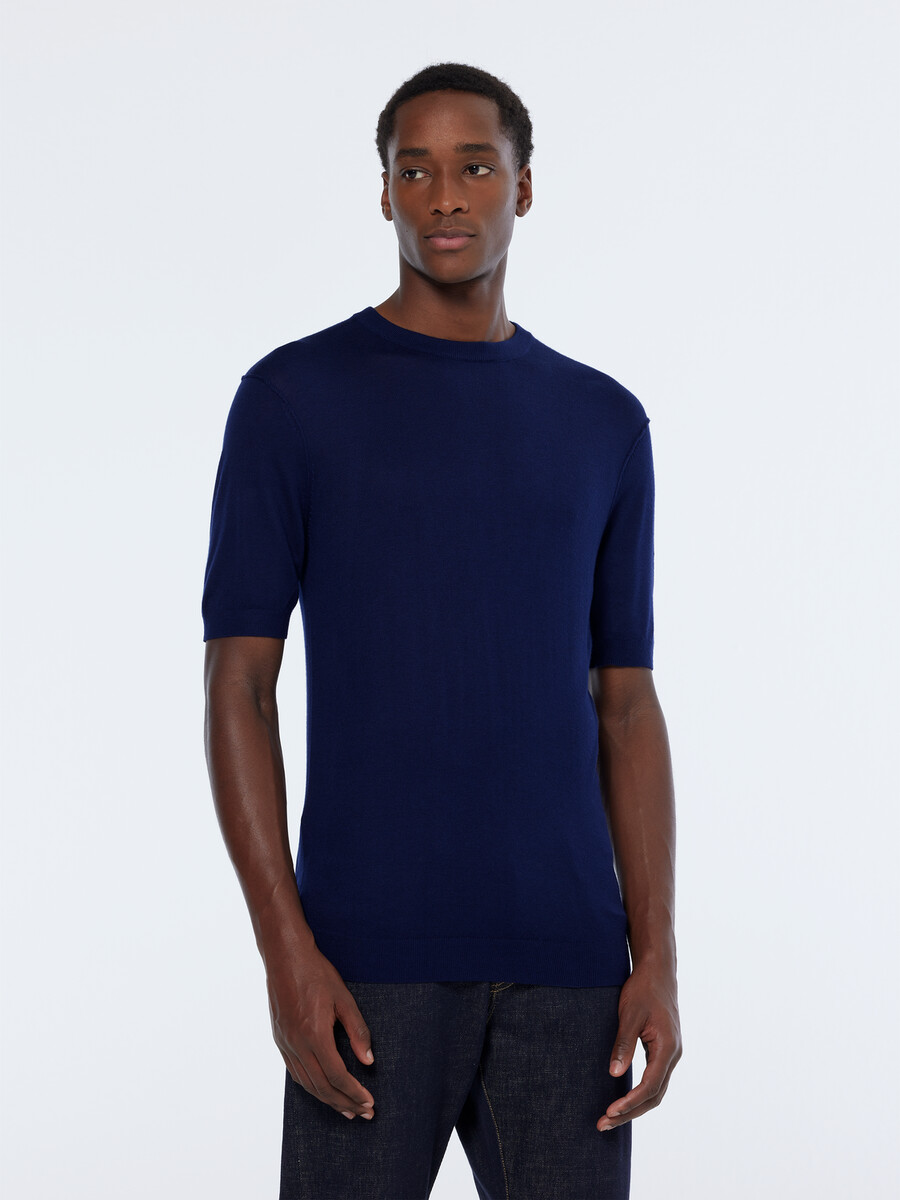 regular fit knit t-shirt