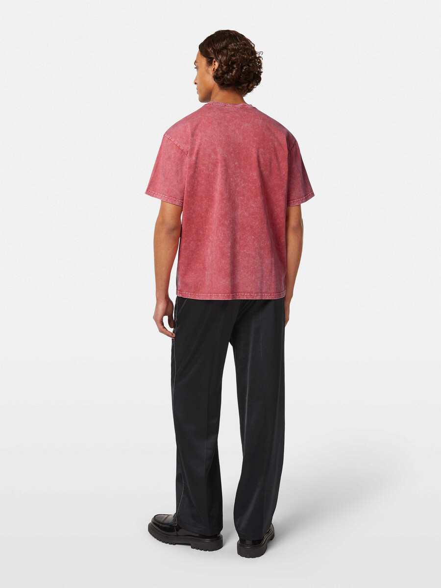 washed relaxed fit front pocket t-shirt