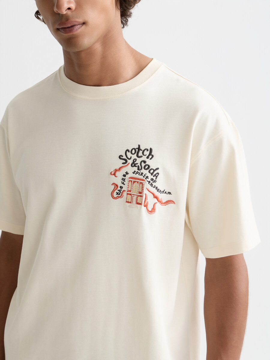 the 40th anniversary relaxed-fit embroidery t-shirt