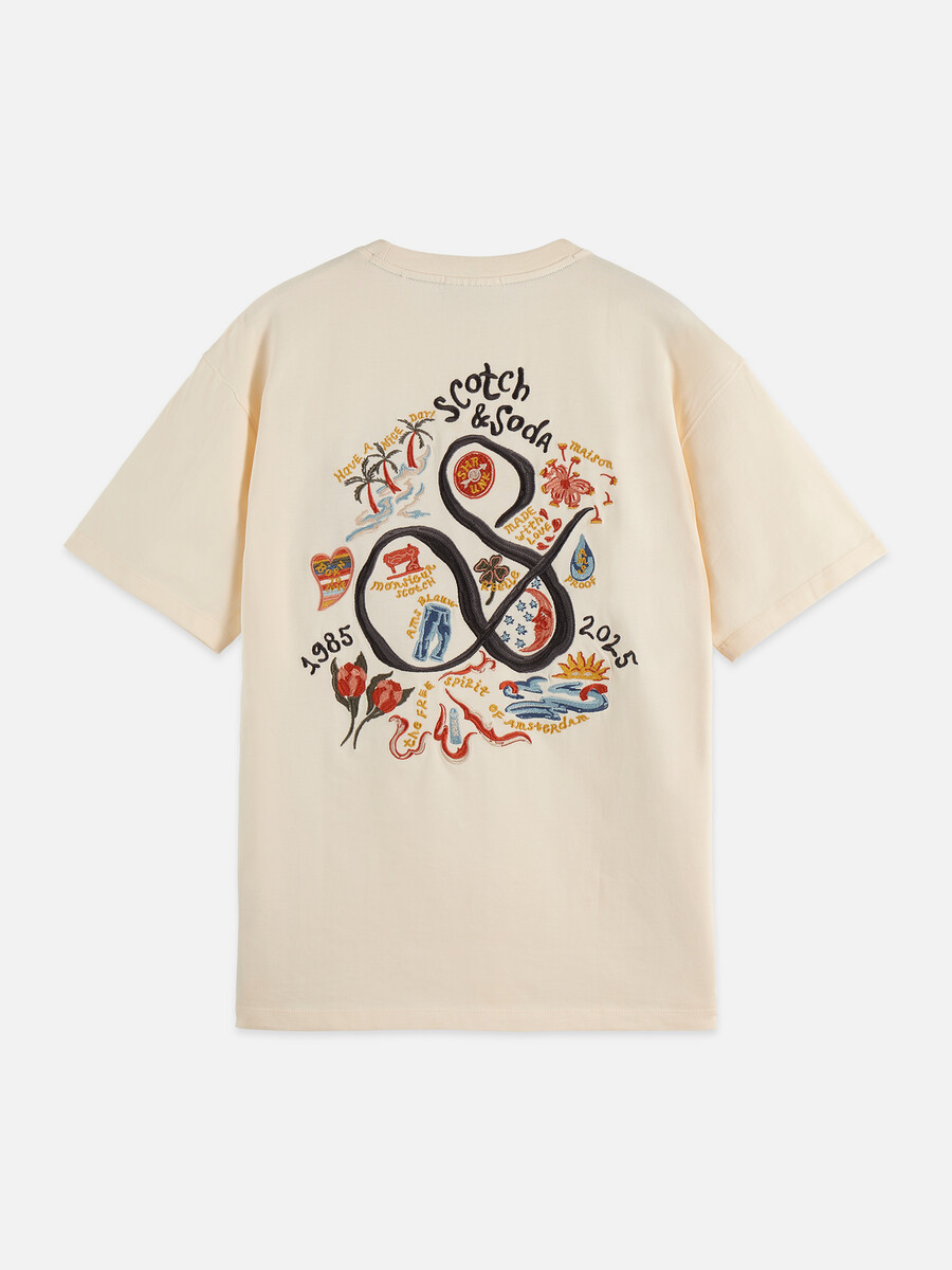 the 40th anniversary relaxed-fit embroidery t-shirt