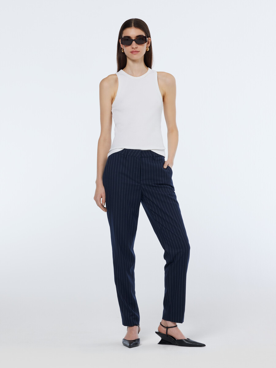 essentials — ribbed racer tank