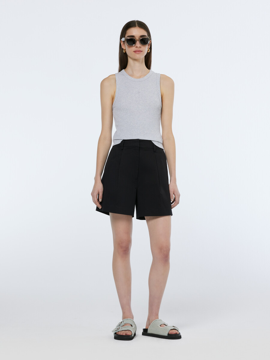 essentials — ribbed racer tank