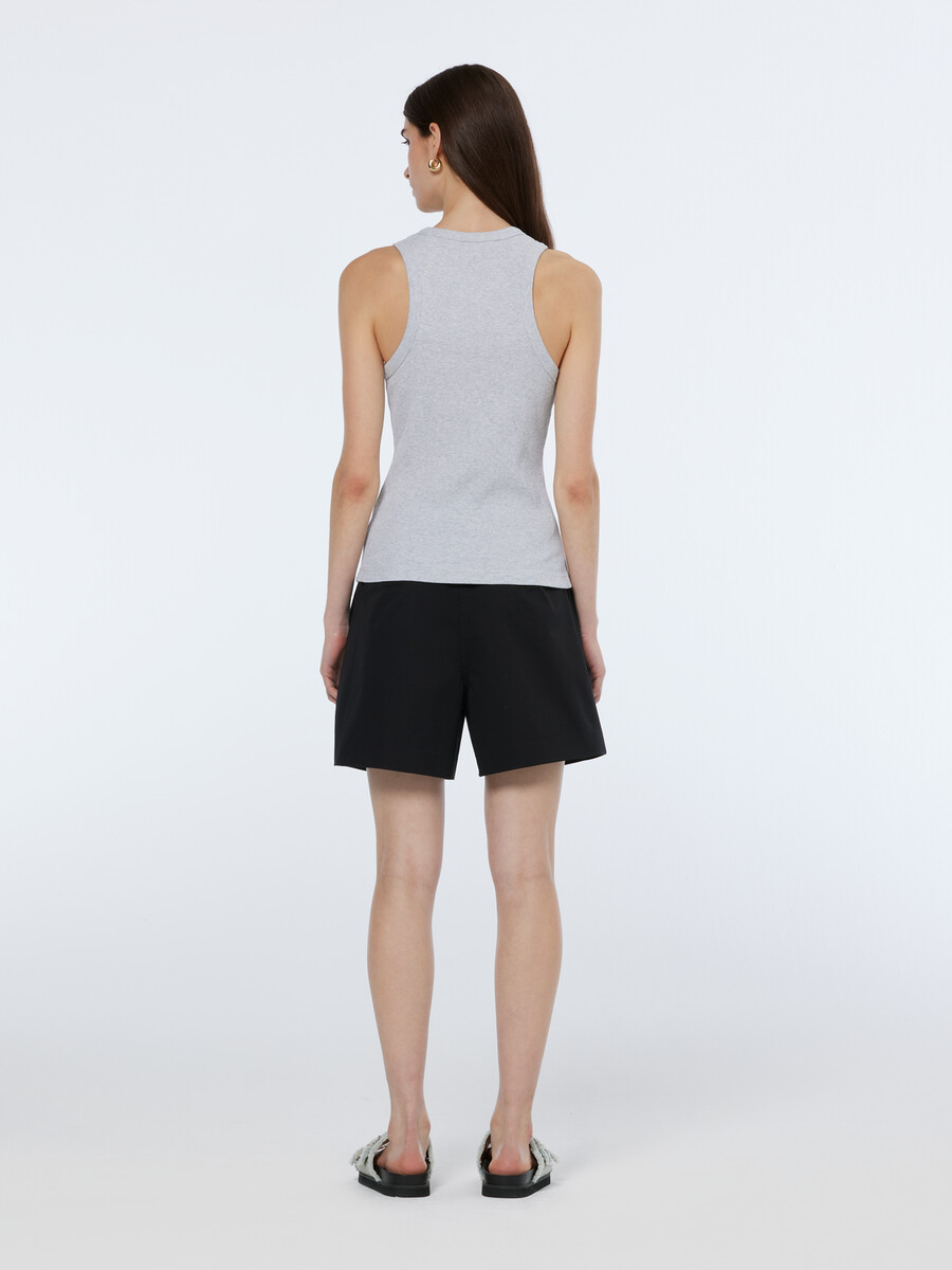 essentials — ribbed racer tank