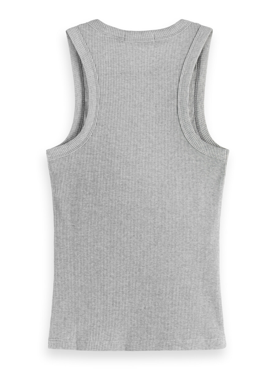essentials — ribbed racer tank